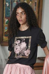 Foil & Flourish T-Shirt | Black