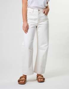 Pants And Skirts: Carson Barrel Jean | Ecru