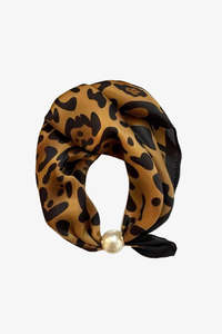 Antler: Pearl Fasten Neck Tie | Amber Leopard