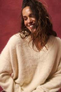 Emmie Knit Sweater | Cream