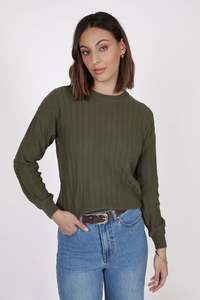 All: Soleil Knit Sweater | Olive