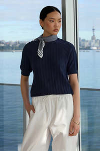 All: Soleil Knit Tee | Ink