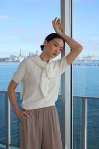 All: Soleil Knit Tee | Ivory
