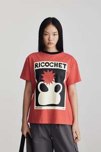 Tees: Aiden Tee | Berry Red/Soft Black