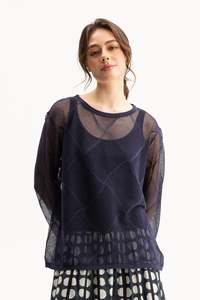 Bronx Top | Navy