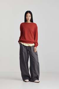 Knitwear: Fils Jumper | Berry Red