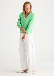 Knitwear: Sweet Heart Cardi | Apple