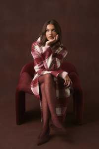Coats Jackets: Greta Coat | Berry Check
