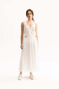 Molly Skirt | White
