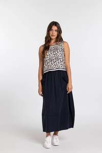 Trenley Skirt | Navy