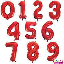 Helium Balloons: Red Helium Balloons