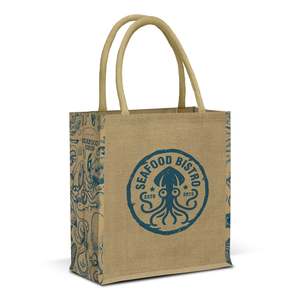 Bags: Lanza Jute Tote Bag