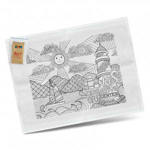 Festivals Events: Cotton Colouring Tea Towel