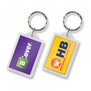 Full Custom: Lens Key Ring - Rectangle