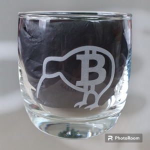Bitcoin Kiwi Whiskey Glass Hyper Beam NZ