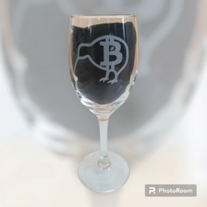 Bitcoin Kiwi Wine Glass Hyper Beam NZ