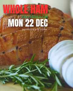 WHOLE New Zealand Pork Champagne Ham Bone-In 9-10kg Delivery Mon 22nd December b&hellip;