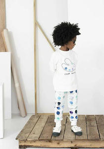 Sale Pants: Beau Loves Sweat Pants Paint Pallet Dots