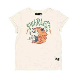 Sale Shirts: Rock Your Kid Fearless Cream Short Sleeve T-Shirt