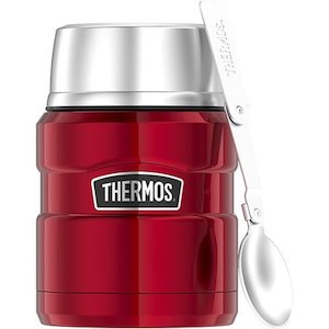 Thermos Lunchboxes: Thermos Food Jar | Vacuum Insulated 470ml Food Jar  - Red