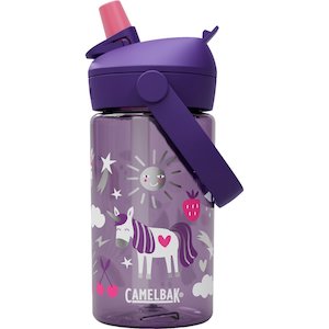 Kids Water Bottles: Camelbak Thrive Flip Straw Kids 400ml Water Bottle - Unicorn Party