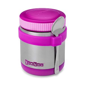 Thermos Food Jars: Yumbox Zuppa Thermal Food Jar With Spoon And Band - Neptune Purple