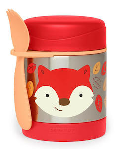 Skip Hop Zoo Insulated Little Kid Food Jar - Fox