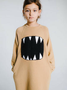 Nununu World: NUNUNU Fuzzy Roar A Dress - Mocha