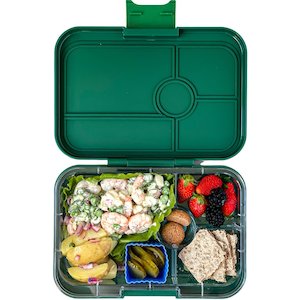 Yumbox: Yumbox Tapas Bento Lunch Box - 4 Compartment With NYC Tray - Green