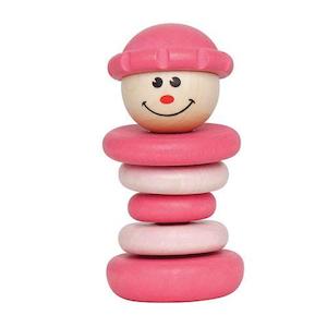 Education Toys: Hape Little Friend Rattle Pink