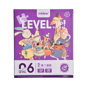 Mideer Progressive  Puzzles - Level 6  Forest Fantasy Party  | Ages 5+ | Includes 2 bags