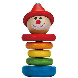 Education Toys: Hape Happy Clown Rattle