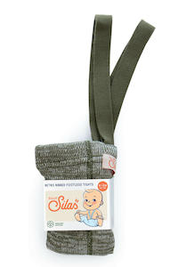 Silly Silas Footless Creamy Olive