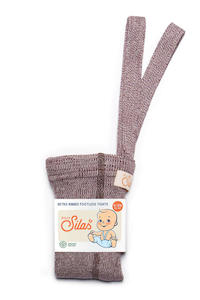 Tights Socks: Silly Silas Footless Vanilla Fig