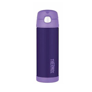 For Baby: Thermos Funtainer 470ml Insulated Vacuum Bottle - Purple