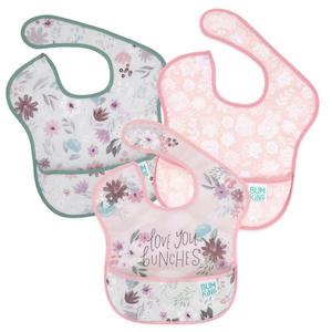 Bumkins Waterproof SuperBib 3 pack - Floral & Lace