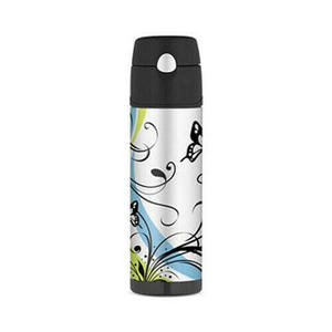Kids Water Bottles: Thermos Stainless Steel Fashion Water Bottle - Butterfly