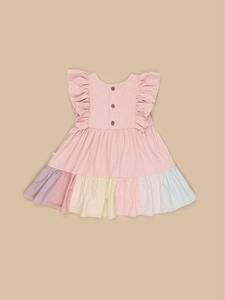 Huxbaby Riley Rainbow Hem Dress