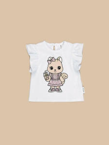 Huxbaby Cheery Chipmunk Frill T-Shirt