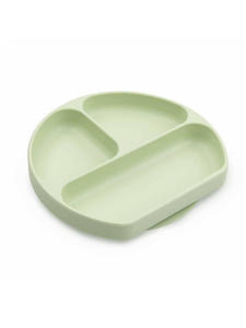 Bumkins Silicone Grip Dish - Sage