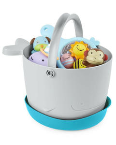 Baby Bathing: Skip Hop Moby Stowaway Bath Toy Bucket