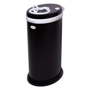 Ubbi Steel Diaper Pail - Mate Black