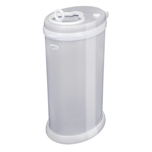 Ubbi Steel Diaper Pail: Ubbi Steel Diaper Pail - Grey