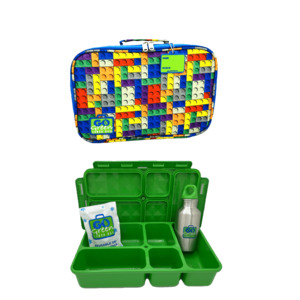 Go Green Lunch Box Set - Bricks'n Pieces (Green Lunchbox + insulated bag + &hellip;