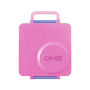 OmieBox V2 Bento Box for Kids - Insulated Bento Lunch Box - Unicorn Pink