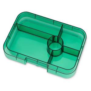 Yumbox Tapas Tray Insert - Clear 5C Green