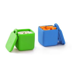Omiedip - Silicone Dip Container 2 pack - Sea Blue and Green