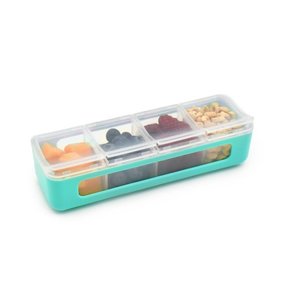 Melii 4 Compartment Snackle Box - Blue