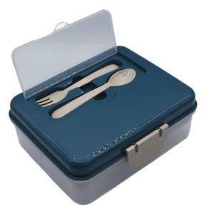 Lunchboxes: Melii 2 Tier Bento Box Luxe Blue