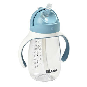 Beaba 2 In 1 Straw Learning Cup - Windy Blue